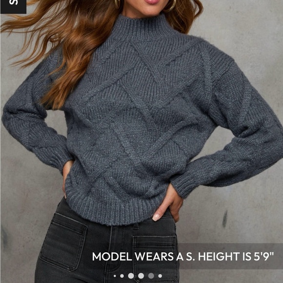 VICI- The Joan Cable Knit Sweater - Picture 1 of 7